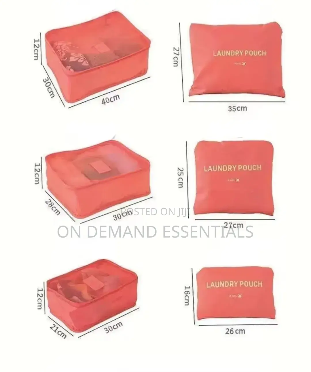 6pcs Luggage Travel Organizers for Suitcase