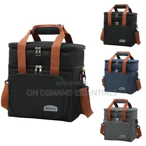 Double Compartment Insulated Lunch Bag