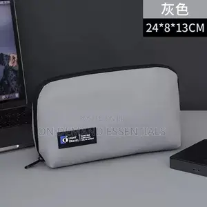 Trendy Multi-Functional Data Cable Storage Bag With Large Capacity
