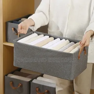 Foldable Multipurpose HARD FABRIC Clothes/Closet Organizer