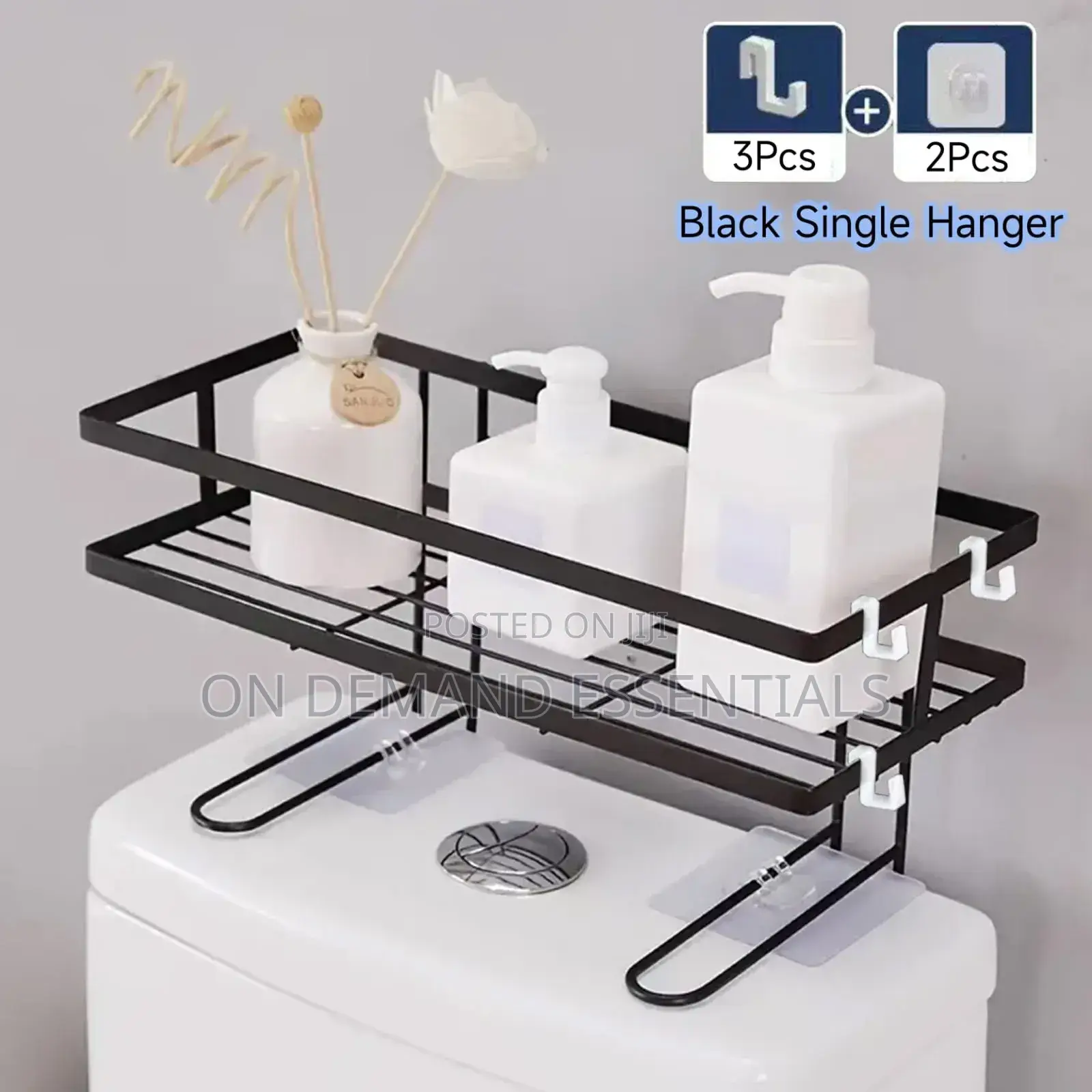 Single Layer Over the Toilet Rack/Shelf Bathroom