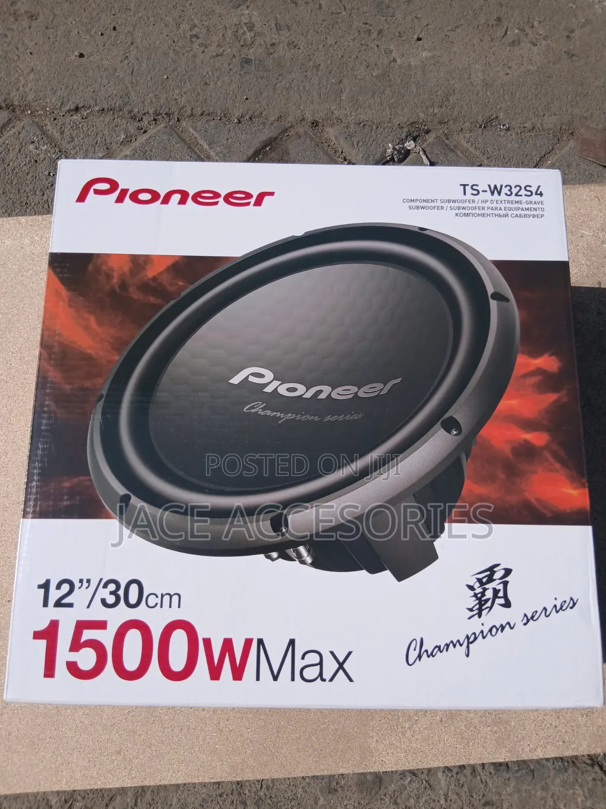 New Pioneer Subwoofer 1500w Tw-32s4