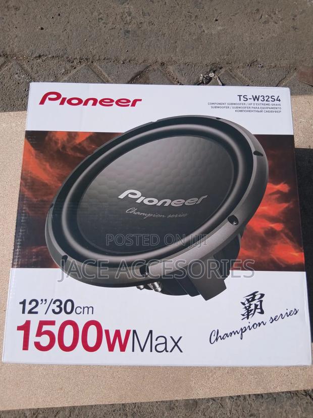 New Pioneer Subwoofer 1500w Tw-32s4
