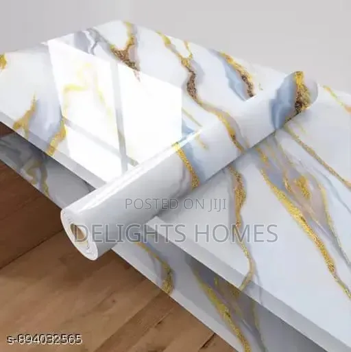 45cmx5M Marble Profile Self Adhesive Vinyl Contact Paper-Pa
