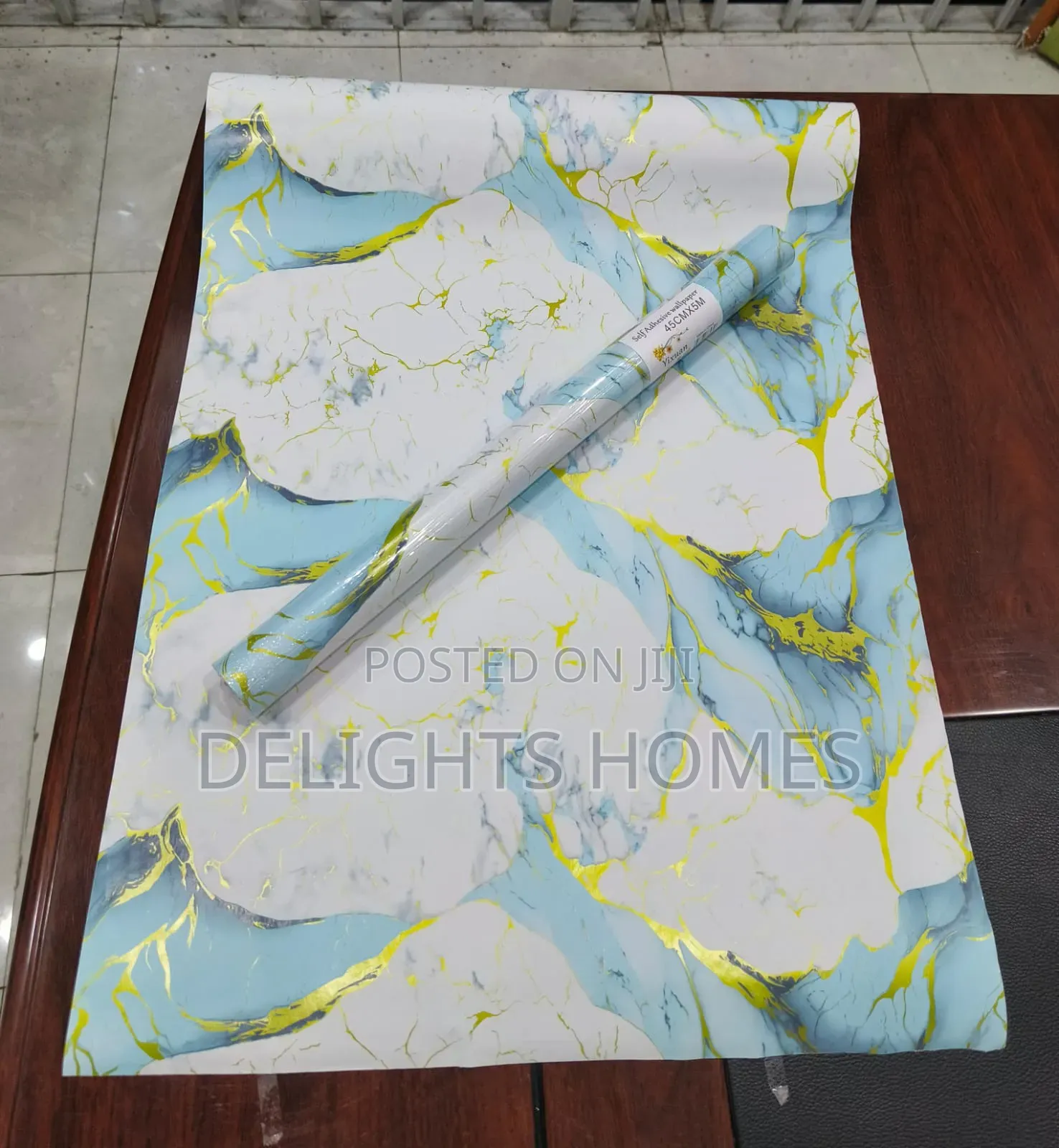 45cmx5M Marble Profile Self Adhesive Vinyl Contact Paper-Pa