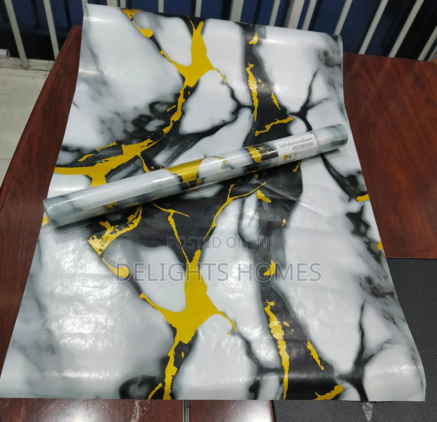 45cmx5M Marble Profile Self Adhesive Vinyl Contact Paper-Pa
