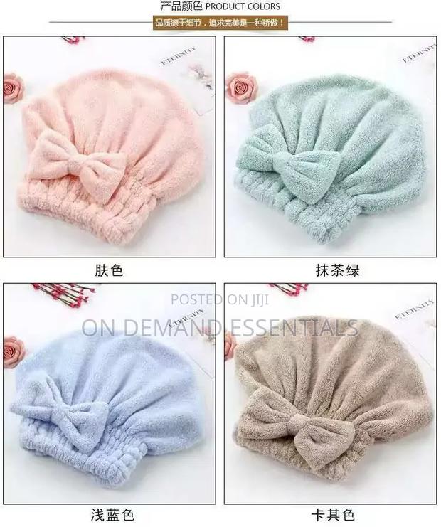 Super Absorbent Quick Drying Hair Cap - thumbnail 2