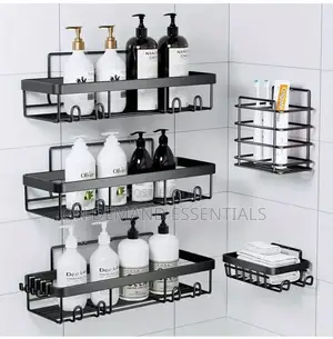 5pcs Set Shower Caddy Shelf/Bathroom Organizer