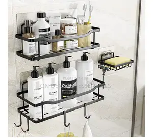 3 PCS Shower Caddy Shelf/Bathroom Organizer