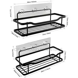 2pcs Shower Caddy Shelf/Bathroom Organizer