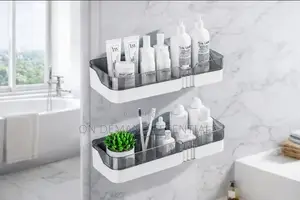 New Bathroom Shelf Organizer. Shower Storage Rack Black