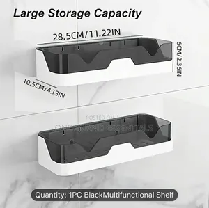 New Bathroom Shelf Organizer.
Shower Storage Rack Black
