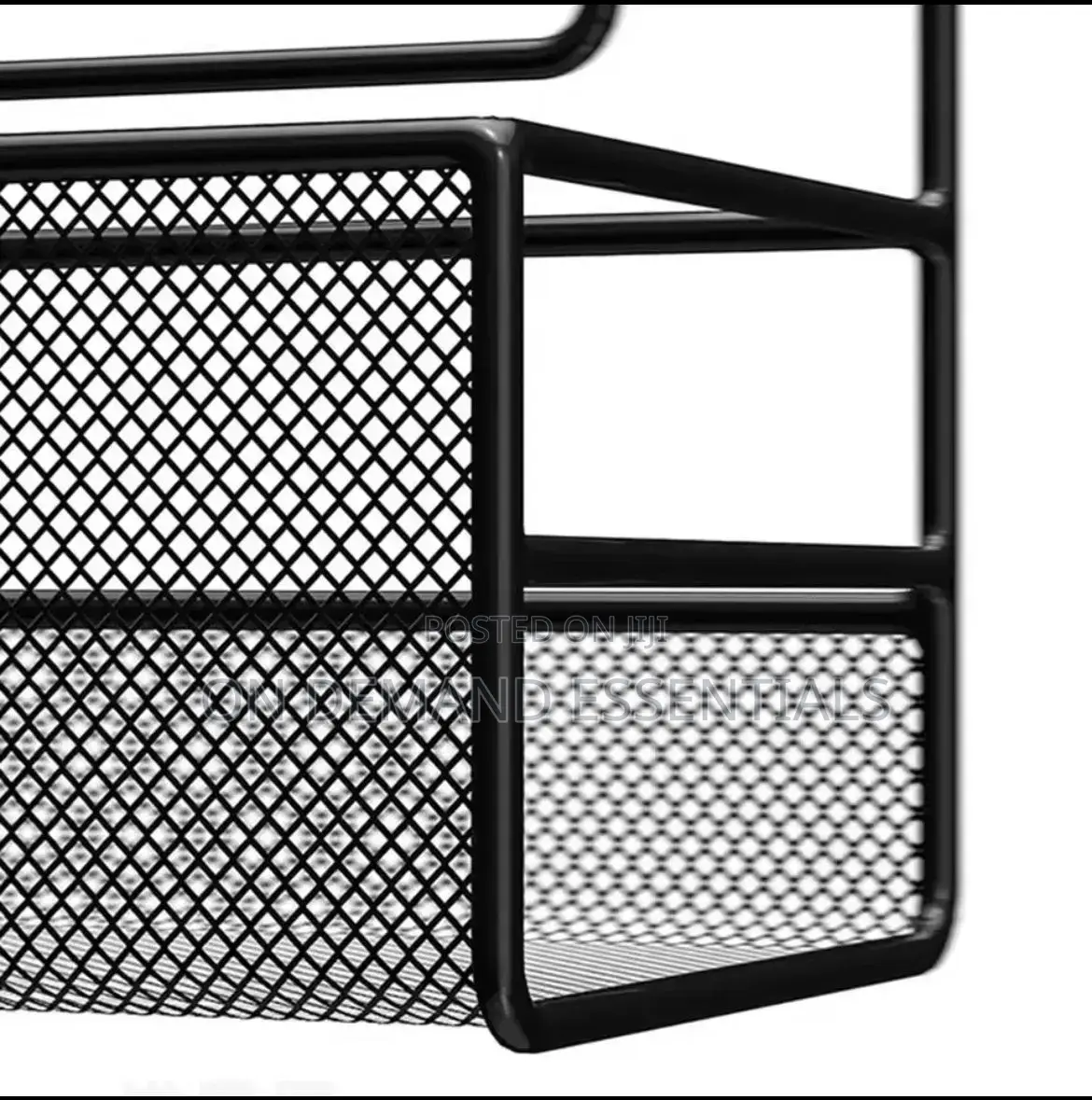Large Mesh Bathroom Rack With Self Adhesive Stickers