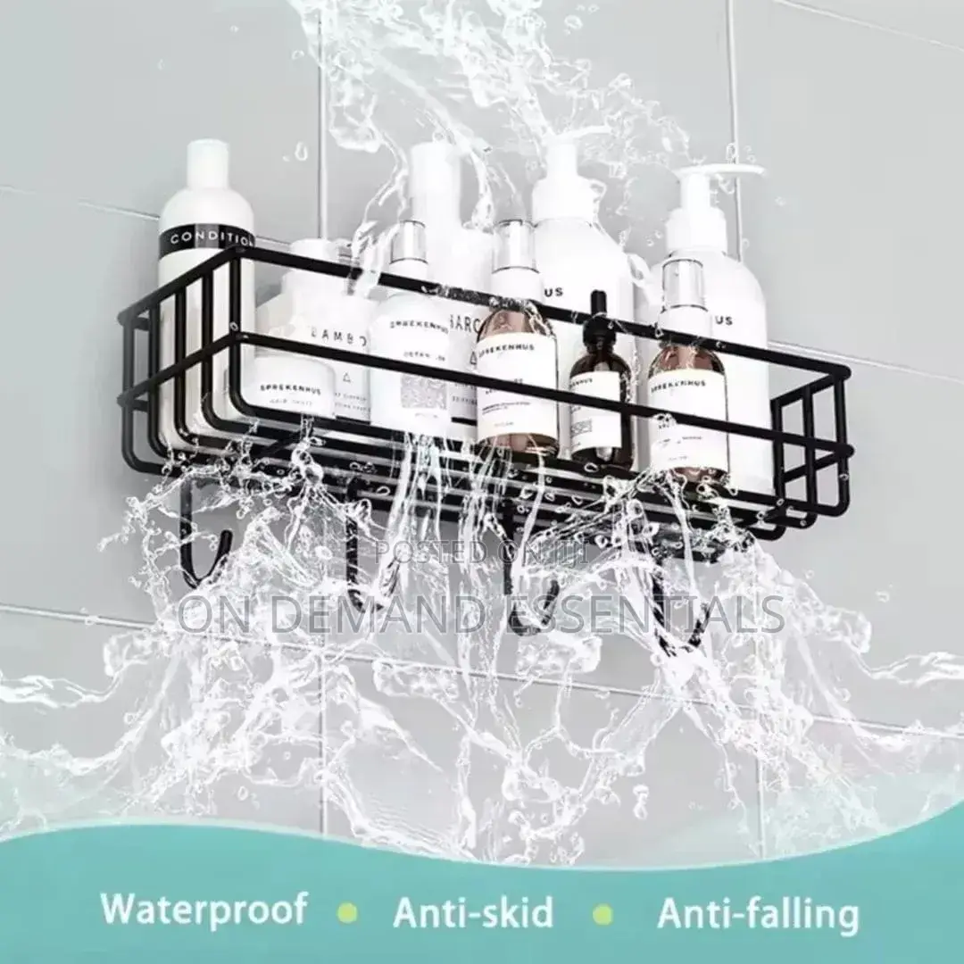 Punch Free Bathroom Shelf Storage Rack /Organizer