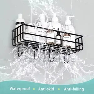 Punch Free Bathroom Shelf Storage Rack /Organizer