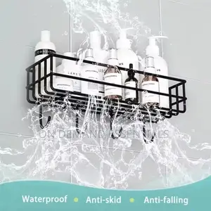Punch Free Bathroom Shelf Storage Rack /Organizer