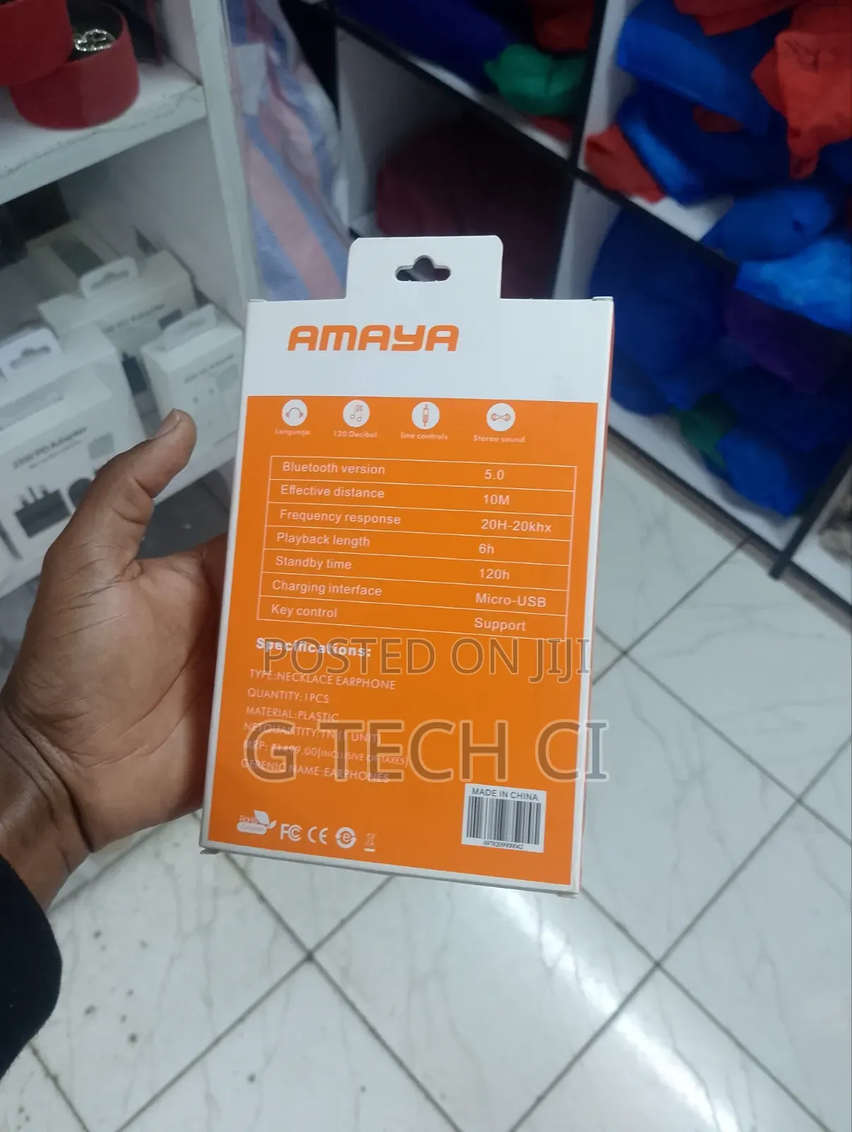 Amaya AM-25 Neckband Earphones