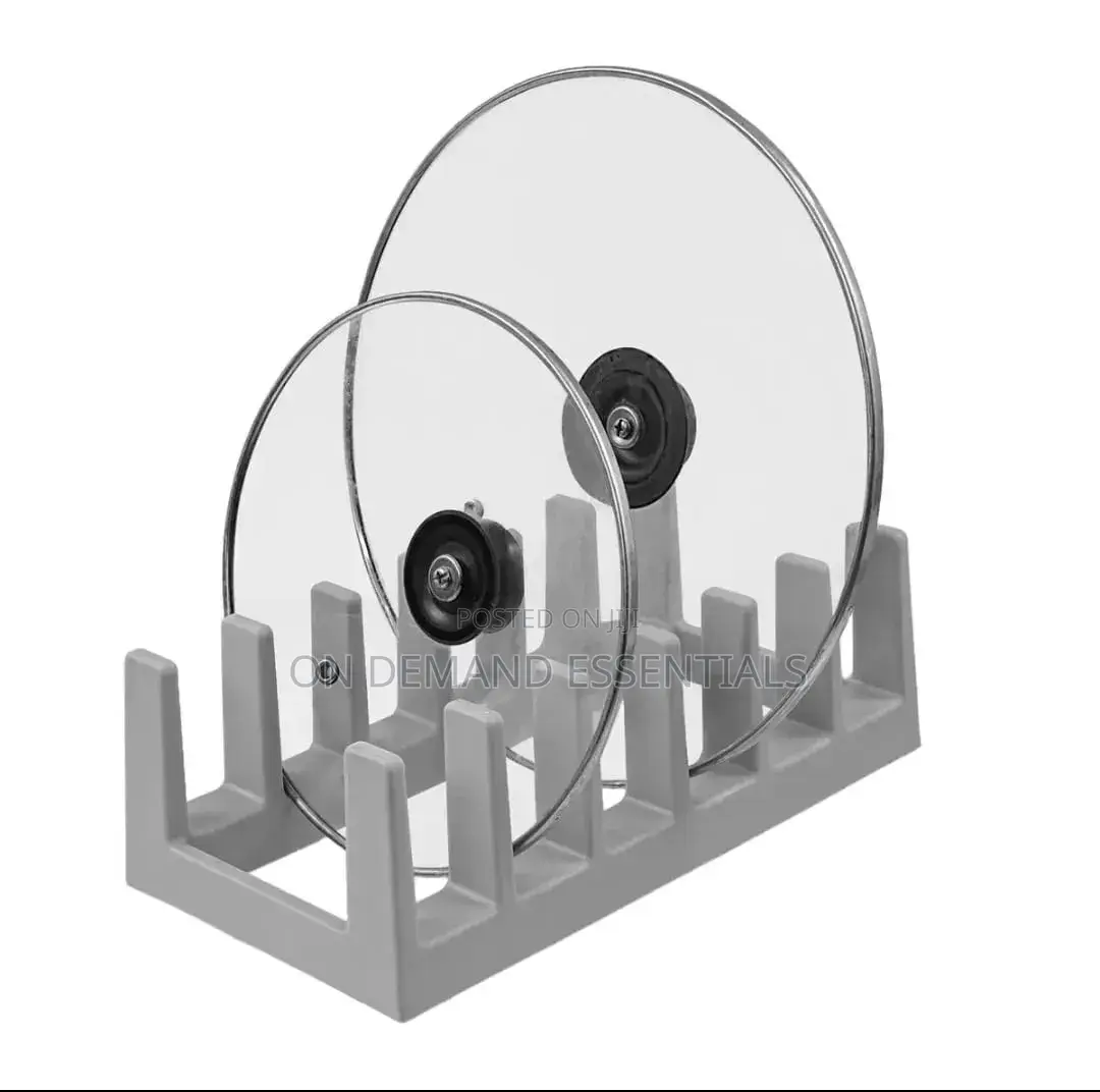 Multi-Purpose Pot Lid Plate Storage Rack