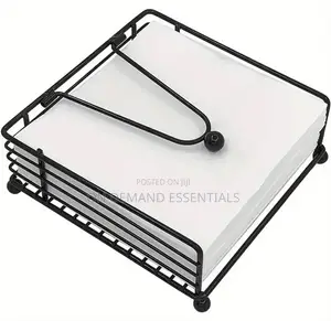 Modern Metallic Serviette Holder With Weighted Arm
