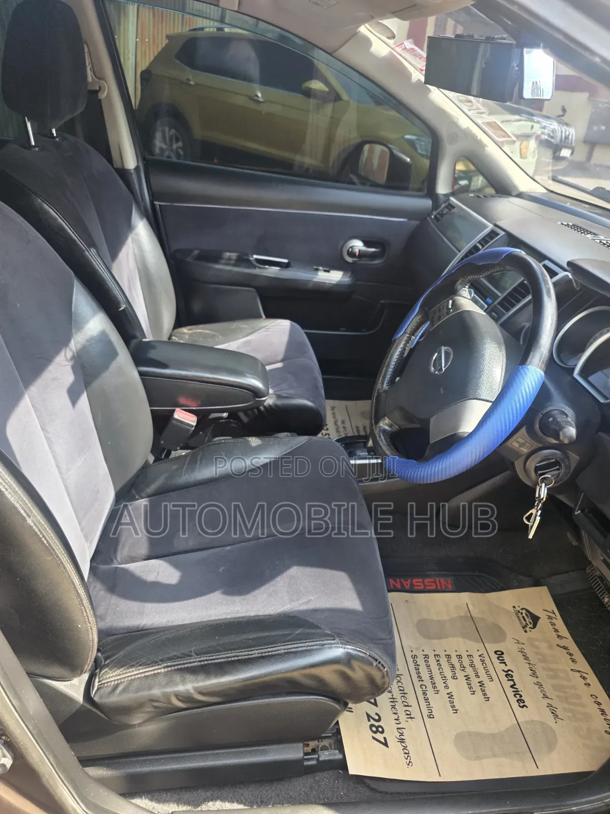 Nissan Tiida 2012 Maroon