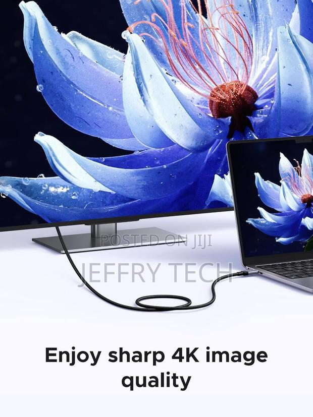 UGREEN 240W USB C Cable Gen2 10Gbps USB 3.2 Supporting 60Hz Vid 2M - thumbnail 3