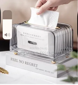 Luxury Clear Serviette Holder