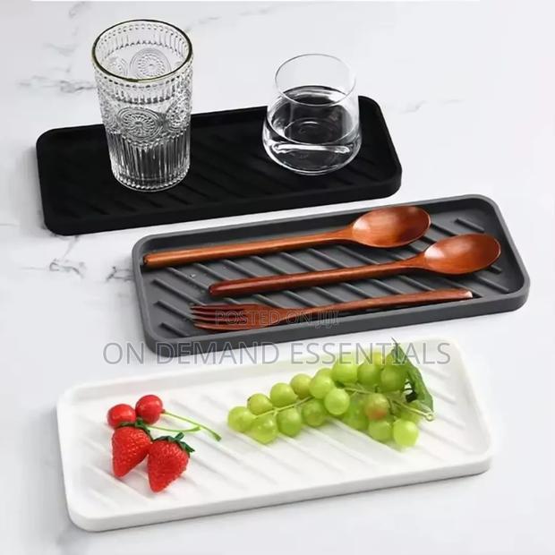 Silicone Sink Protector Bathroom Tray
