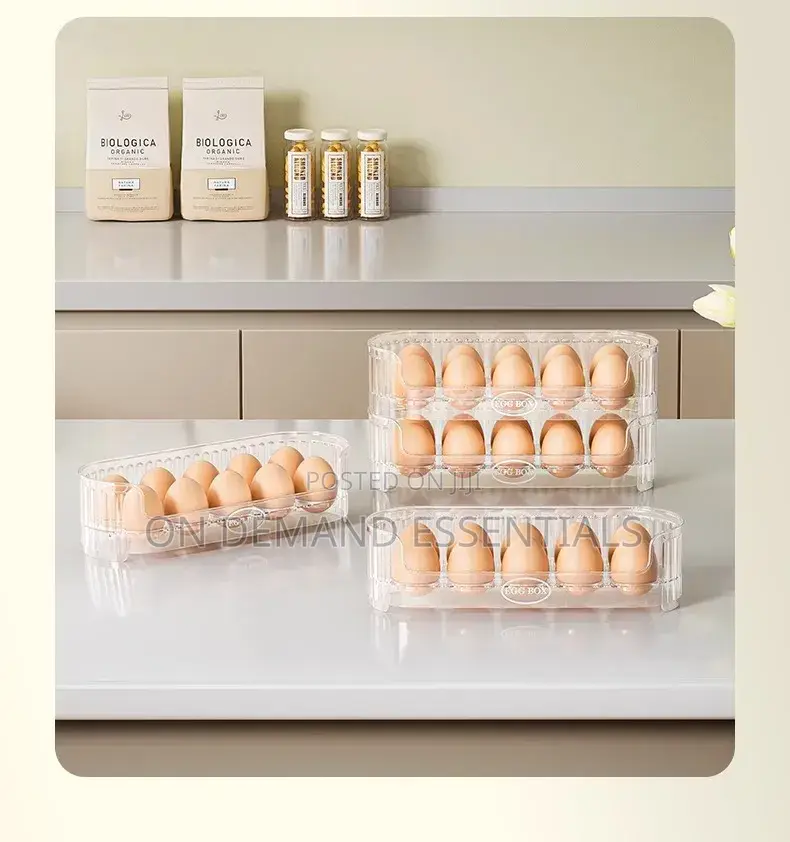 Stackable Egg Storage Box 2 Layer Kes
