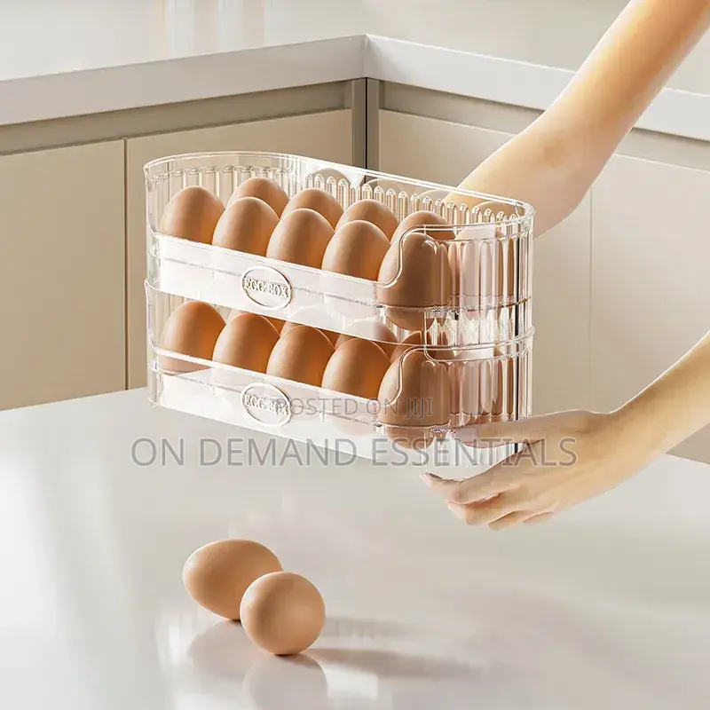 Stackable Egg Storage Box 2 Layer Kes