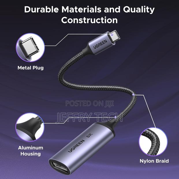 UGREEN at 60Hz USB C to DisplayPort 1.4 Adapter Supporting at 240Hz Th