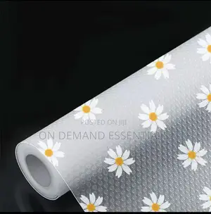 Daisy Pattern Kitchen Drawer Liners Oil Proof Cupboard Shelf Liner Mat
