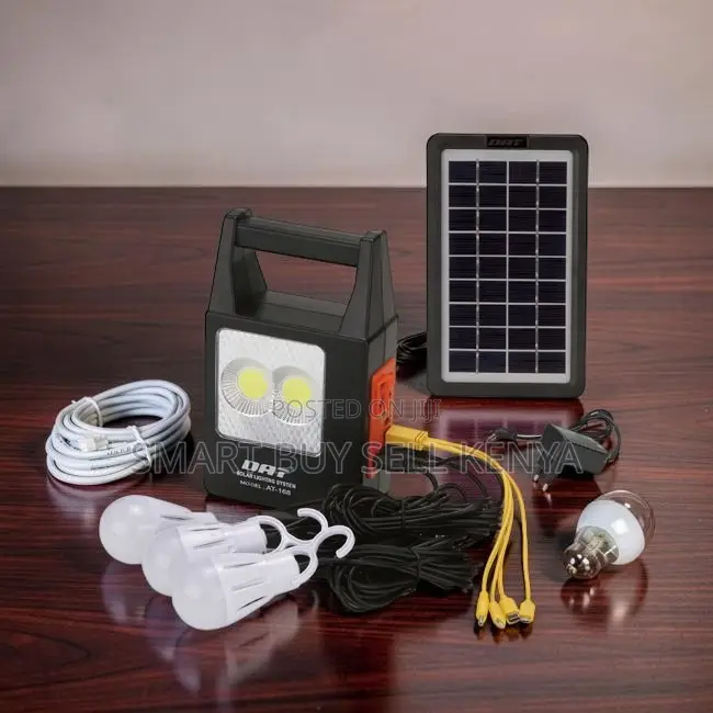 Powerful Durable Dat at 168 Solar Home Lighting System Kit