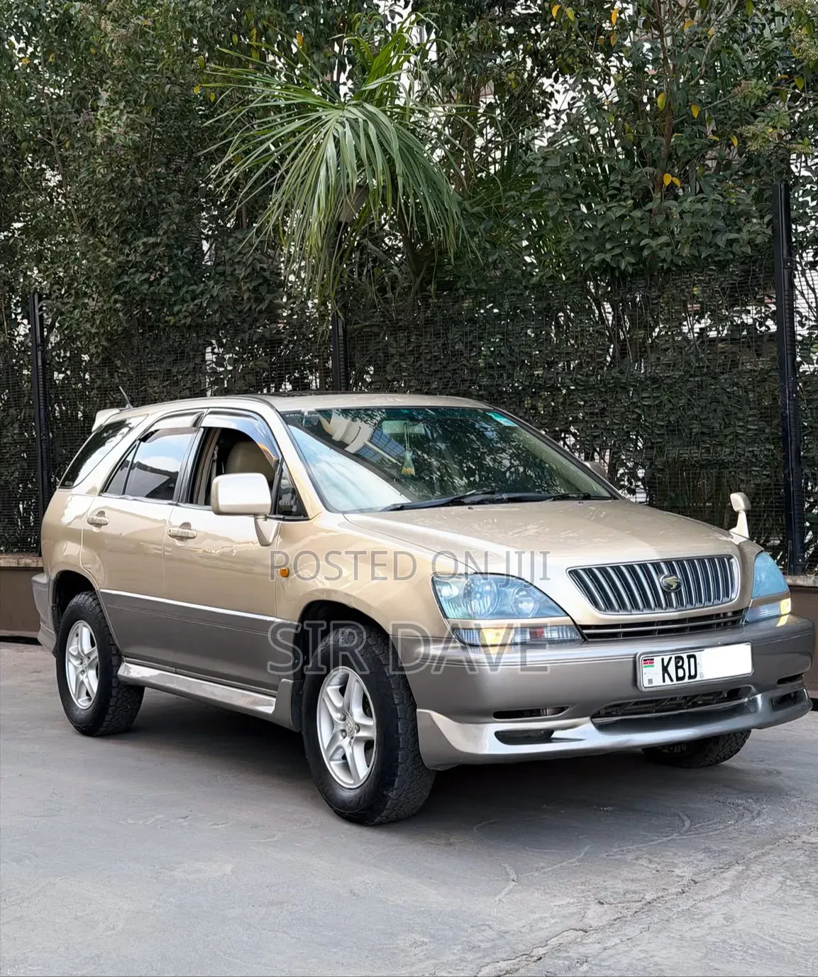 Toyota Harrier 2001 Gold