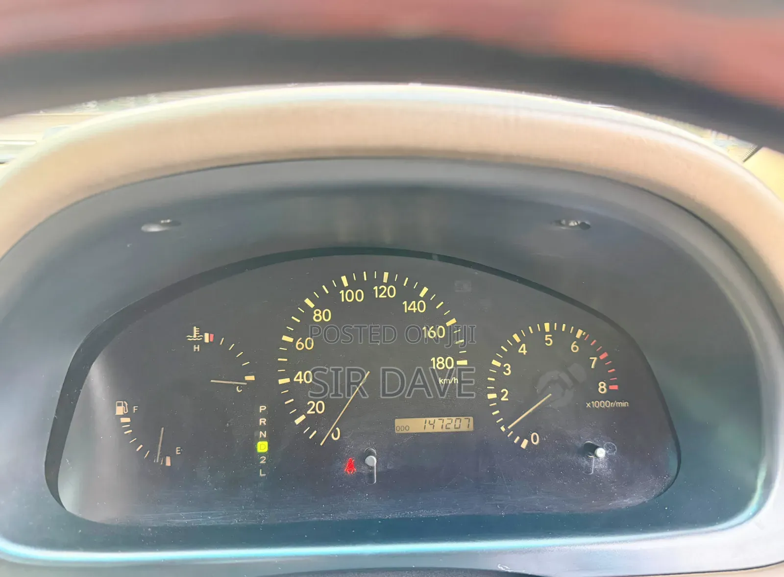 Toyota Harrier 2001 Gold