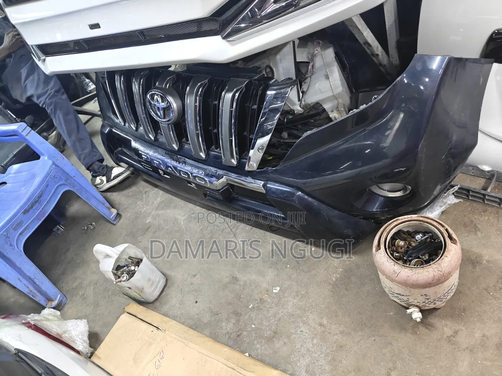 Prado 160 Front Bumper Tear Drop 2018
