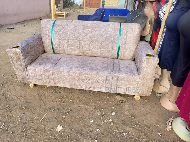 3 Seater High Quality Brown - main view
