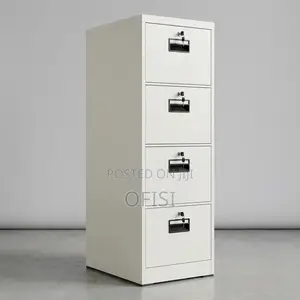 Office Cabinet; 4-Drawer Vertical File Cabinet