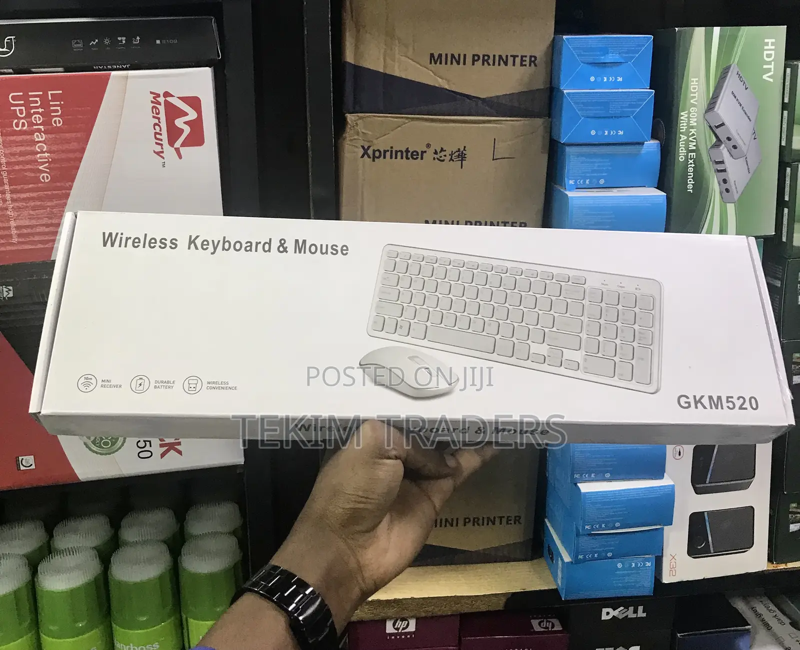 GKM520 Wireless Combo Keyboard Mouse 2.4GHz 1600DPI
