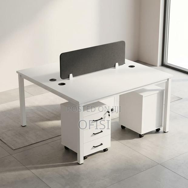 Office Workstation; 2 Way Office Desk Workstation - thumbnail 5