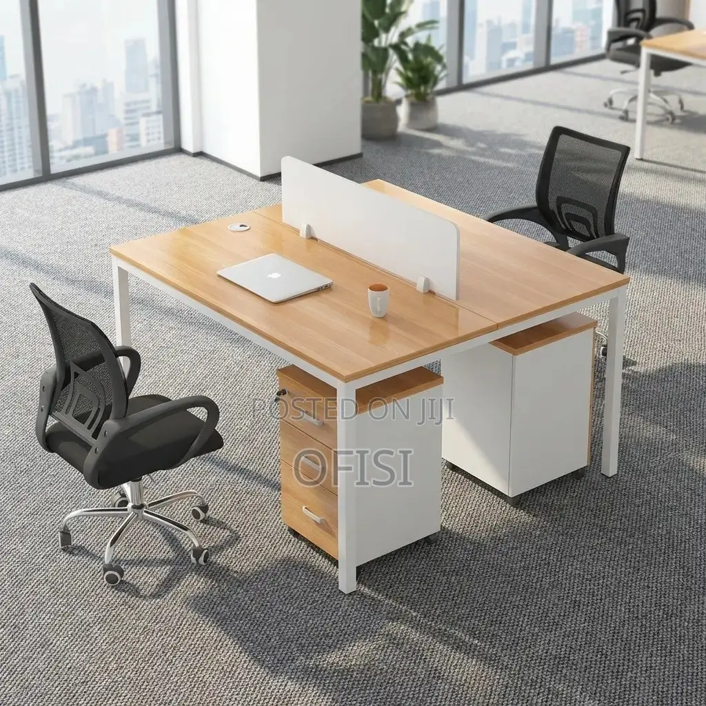 Office Workstation; 2 Way Office Desk Workstation