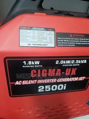 CIGMA-UK 2500i Silent Inverter Generator