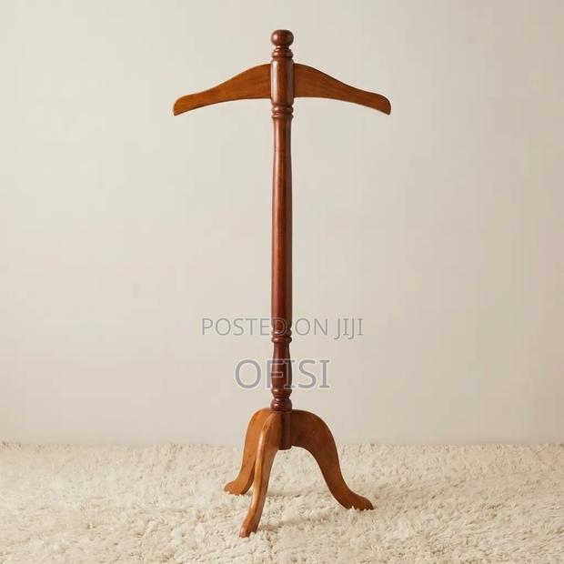 Coat Hanger; Office Mahogany Coat Hanger Stand - thumbnail 2