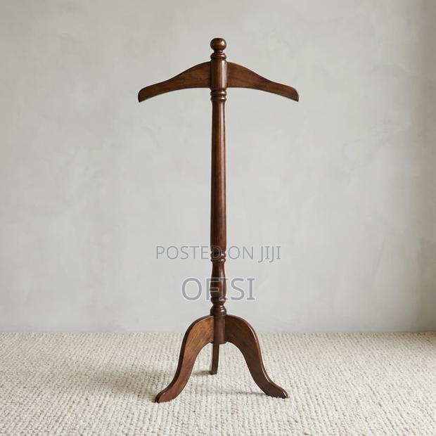 Coat Hanger; Office Mahogany Coat Hanger Stand - thumbnail 3