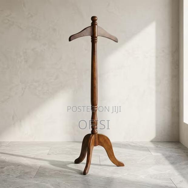 Coat Hanger; Office Mahogany Coat Hanger Stand - thumbnail 5