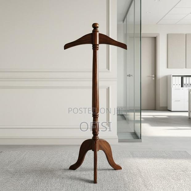 Coat Hanger; Office Mahogany Coat Hanger Stand - thumbnail 6