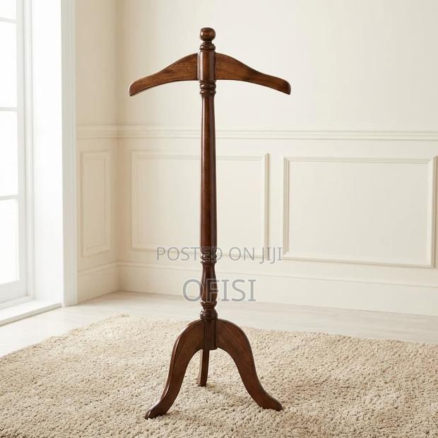 Coat Hanger; Office Mahogany Coat Hanger Stand - thumbnail 7