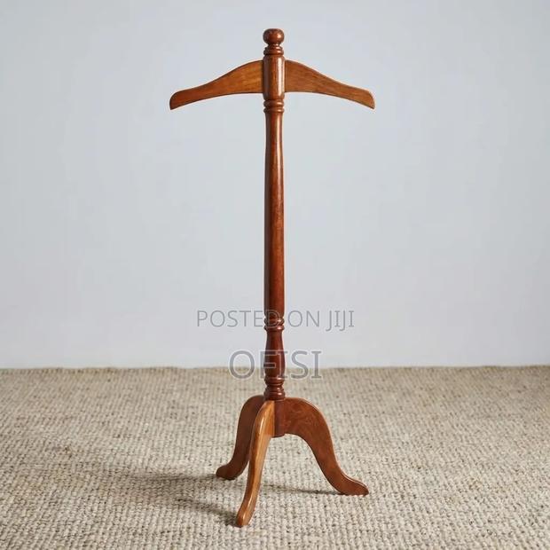 Coat Hanger; Office Mahogany Coat Hanger Stand - thumbnail 8