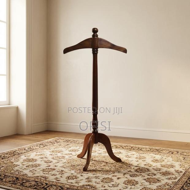 Coat Hanger; Office Mahogany Coat Hanger Stand - thumbnail 11