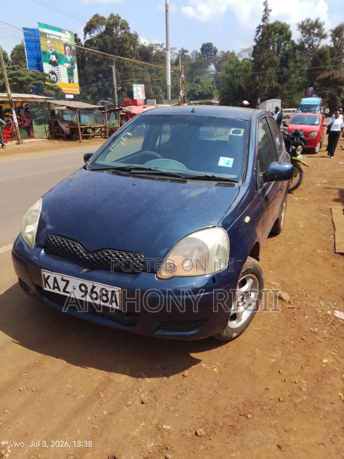 Toyota Vitz 1.0 FWD 5dr 2000 Blue