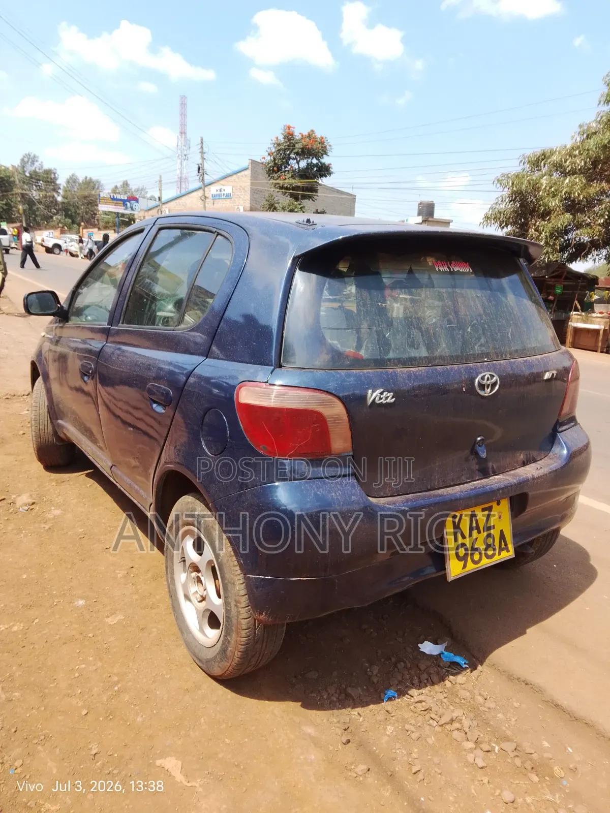 Toyota Vitz 1.0 FWD 5dr 2000 Blue